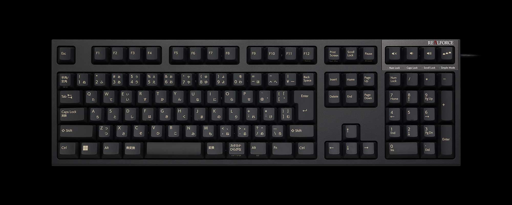 東プレ REALFORCE R3SA11 の製品画像